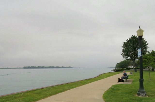 Fog over the river on June 3rd.