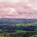 Looking eastward from The Cloud towards The Roaches (Scan from 1999)