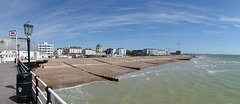 From Worthing Pier to the east 16 05 2019