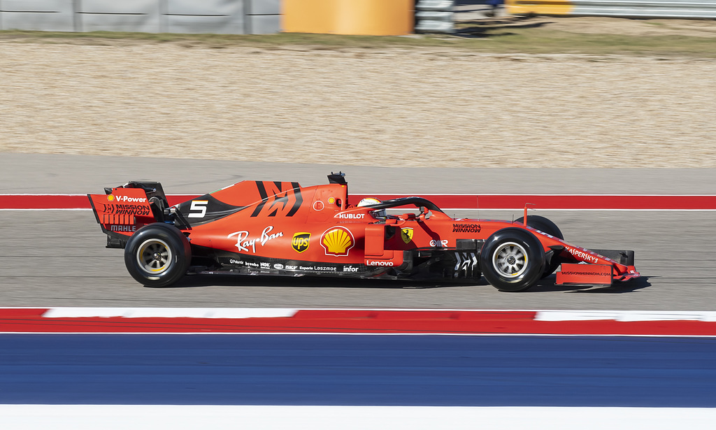 Sebastian Vettel at the United States Grand Prix