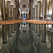 Salisbury cathedral - reflected in the font