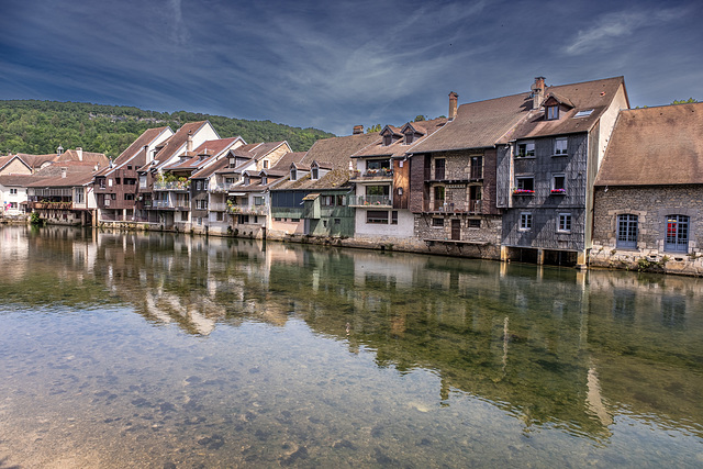 Ornans (Doubs) - le village du peintre Gustave Courbet