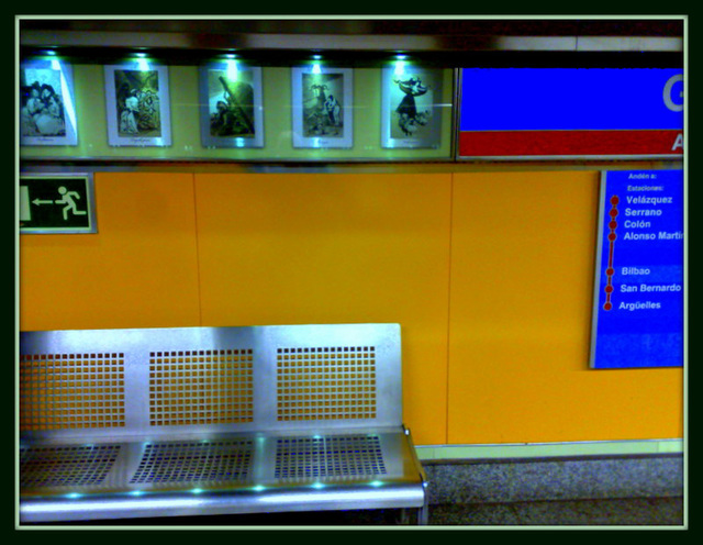 Goya metro station, Madrid
