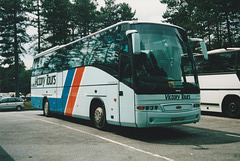 Adams Bros (Victory Tours) X367 GJU at Fleet Service Area M3 – 28  Jun 2002 (488-06)