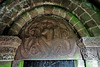 rowlestone church, herefs.c12 south doorway, christ in majesty tympanum related to shobdon