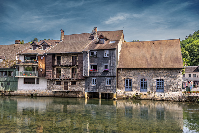 Ornans (Doubs) - le village du peintre Gustave Courbet