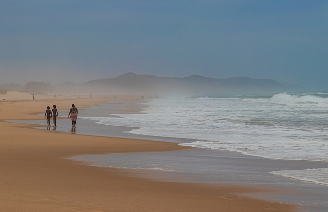 promenade sur la plage