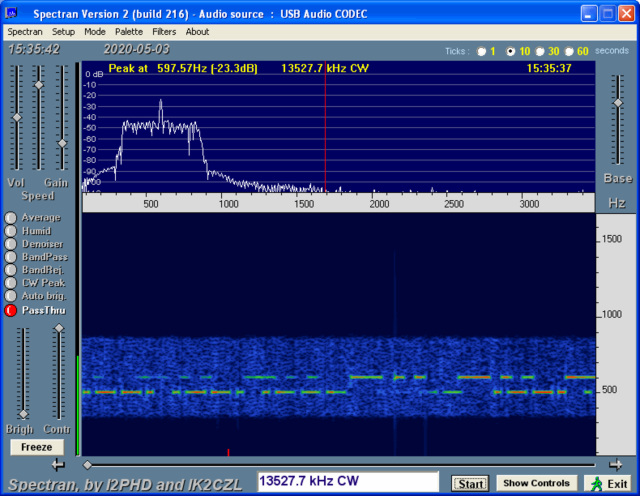 MX beacon P miskeying