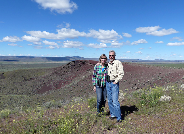 Diana and Alan at Diamond Craters DianaAlanMalheur1