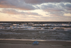 Im Herbst am Strand von Jūrmala