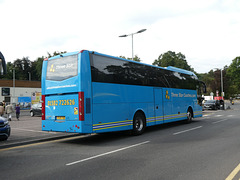 Three Star Coaches TC15 TSC at Fiveways, Barton Mills - 30 Jul 2022 (P1120810)