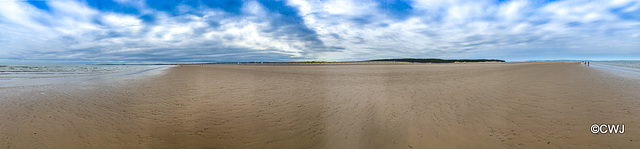 Findhorn Beach at low tide