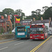 DSCN6589 GHA Coaches T549 HNH and Arriva Cymru CX05 AAF in Llangollen - 28 Jul 2011