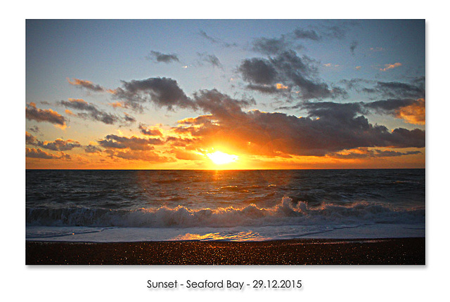 Sunset - Seaford Bay - 29.12.2015