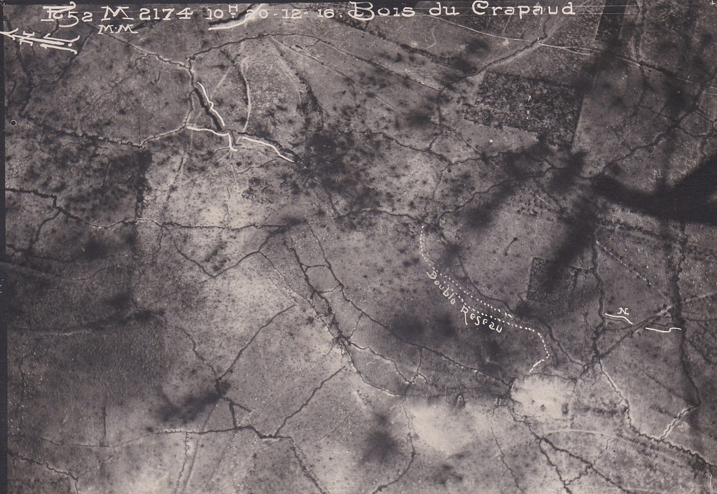P.17e Bois du Crapaud à Fresnes-Mazancourt, le 20 12 1916