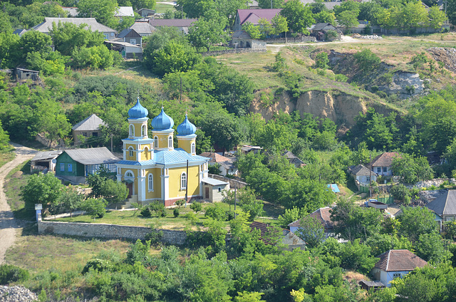 Moldova, Orheiul Vechi, Church in the Village of Trebujeni