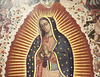 Detail of the Virgin of Guadalupe by Berrueco in the Virginia Museum of Fine Arts, June 2018