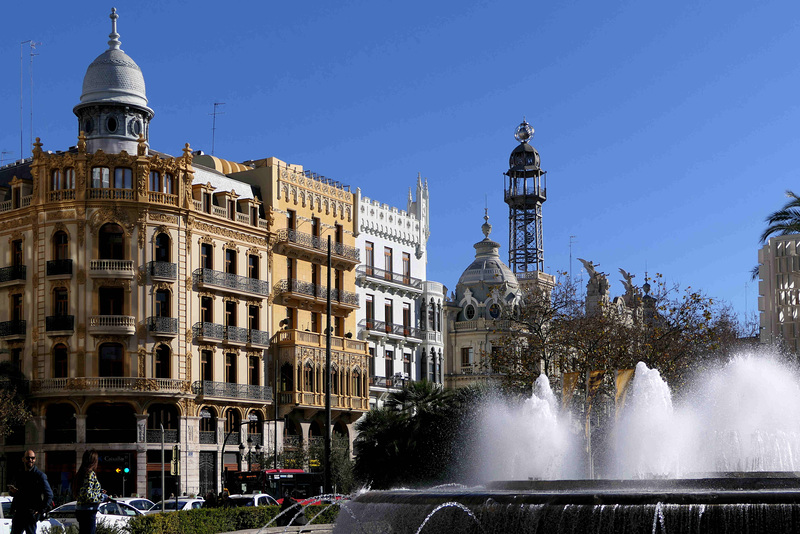 Valencia - Plaza del Ayuntamiento