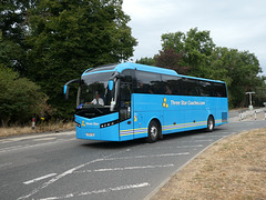 Three Star Coaches TC15 TSC at Fiveways, Barton Mills - 30 Jul 2022 (P1120820)