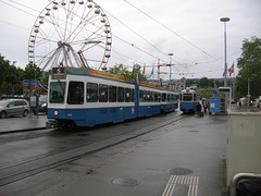 DSCN2220 VBZ (Zürich) trams at Bürkliplatz - 16 Jun 2008