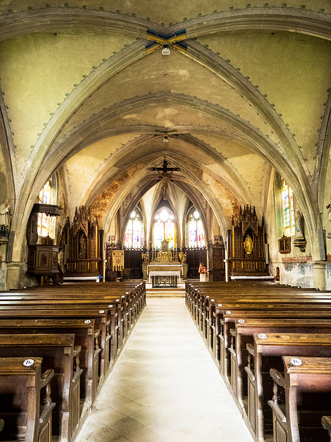 Haroué, Église de la Très-Sainte-Trinité, xvie, agrandie xviiie