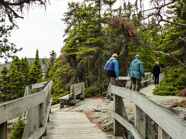 Day 9, boardwalk walk, Tadoussac