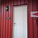 Unsere Zimmertür im Scandic-Hotel in Honningsvåg