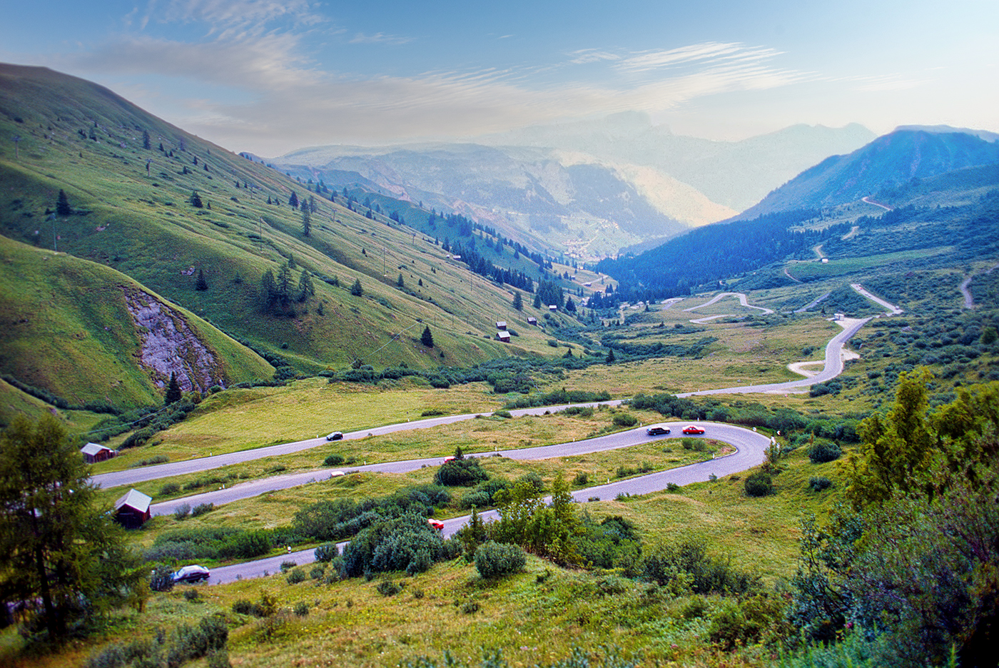 Passo Pordoi - 2239 m - east ramp