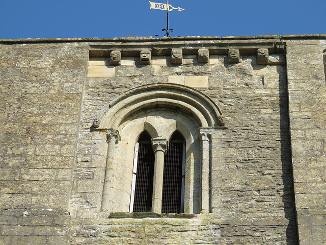 careby church, lincs (3) detail of early c13 tower