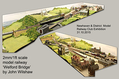 2mm scale Welford Bridge layout - Newhaven & District MRC - 31.10.2015