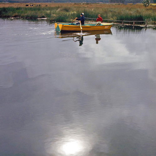 Fishing in Lake Paca in 1964