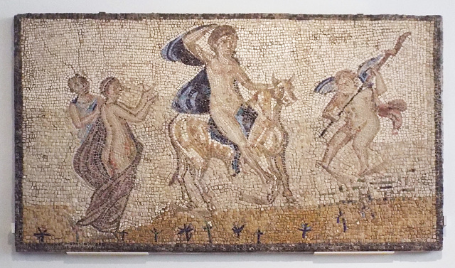 The Rape of Europa Mosaic in the Archaeological Museum of Madrid, October 2022