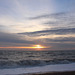 A cold wind making a choppy sea - Sunset - Seaford Bay - 21.1.2016