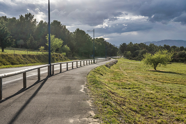 Retour de randonnée en vélo avant l'orage ! HFF