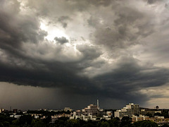 Gewitterwolken über Mannheim