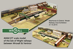 Wroxall on the 4mm scale Wroxall & Ventnor layout - Newhaven & District MRC - 31.10.2015