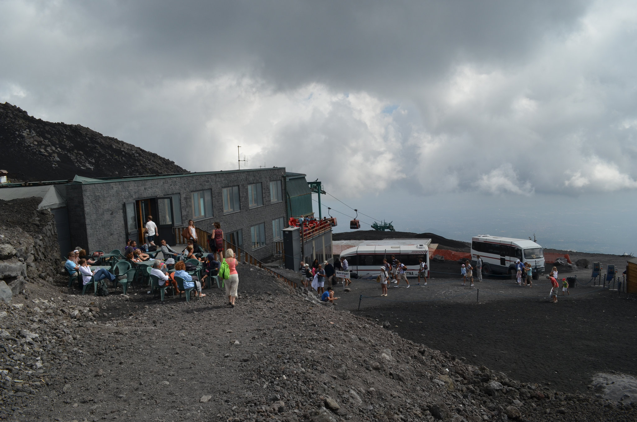 Upper Station of Etna Funicular (2500m)