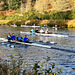 Rowers on the Caledonian Canal for the November Meet