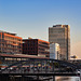 Blick auf die Busanbrücke und den Magdeburger Hafen - Hamburg