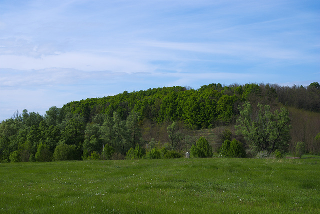 Die Landschaft bei »Kosak-Chutir« in Stetsiwka