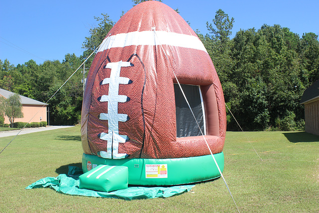 AH  HA :)  such fun, inflatable "bouncy house" for kids, or who ever:))