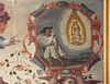 Detail of the Virgin of Guadalupe by Berrueco in the Virginia Museum of Fine Arts, June 2018