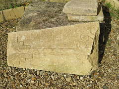 careby church, lincs (7) c13 cross slab tombs