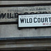 Wild Court street sign
