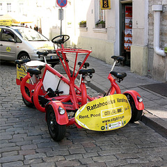 Fahrrad für sieben Personen in Tallinn