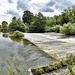Weir on the River Derwent by Kirkham Priory