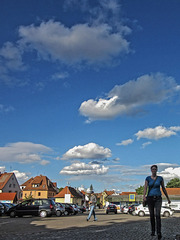 Parkplatz in Rothenburg o.T.