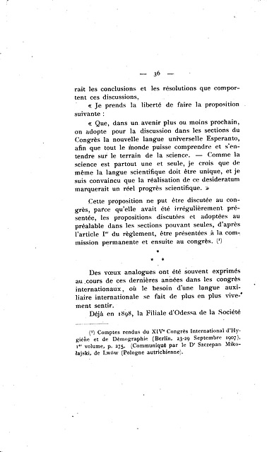 Corret - Utilité et possibilité d’une langue auxiliaire internationale en médecine