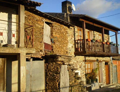 Village houses.