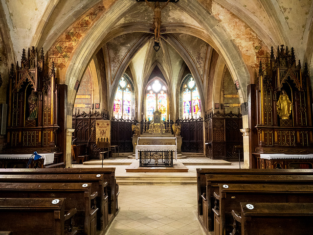 Haroué, Église de la Très-Sainte-Trinité, xvie, agrandie xviiie